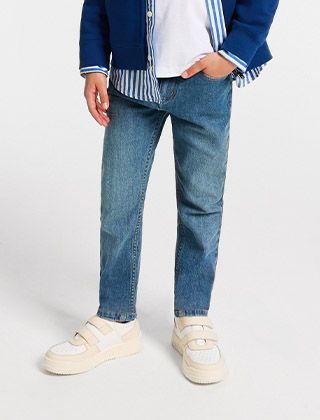 Boy straight-leg pants