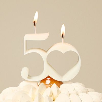 Jacadi paris 50 years candle