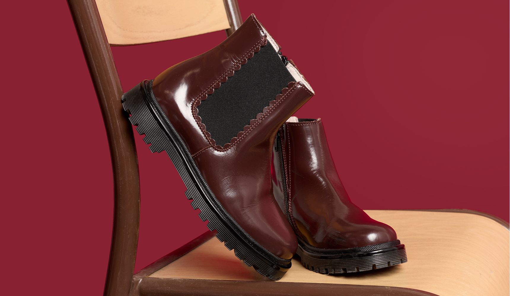 Boy and girl boots