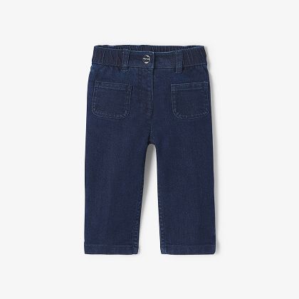 Baby girl comfort jeans - bleu