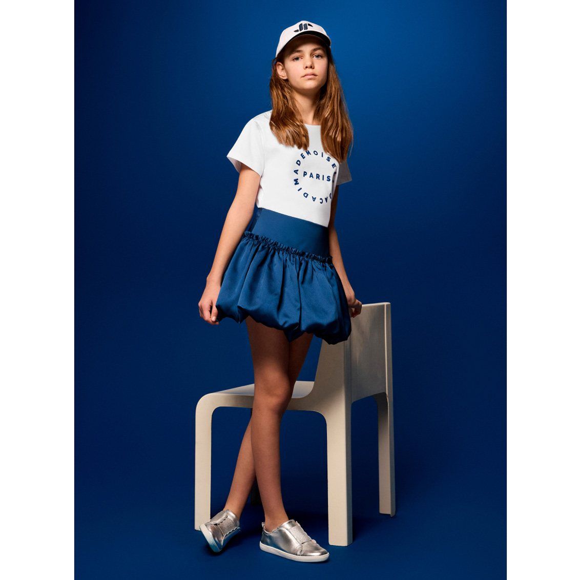 Discover the bubble skirt in Mikado satin