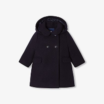 Toddler girl wool coat