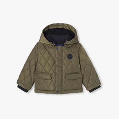Toddler boy padded jacket