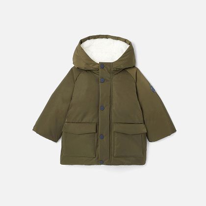 Kaki toddler boy parka