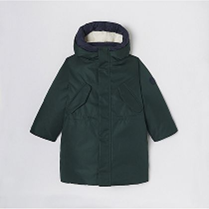 Green boy parka