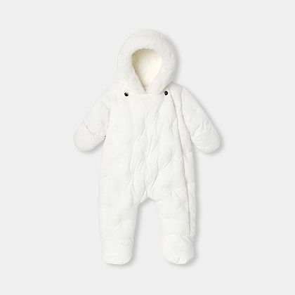 White pram suit