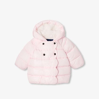 Toddler girl padded jacket - powder pink