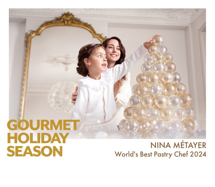 A Holiday season of indulgence with Nina Métayer, discover our partnership Jacadi x Nina Métayer with gourmet recipes to cook in the family.