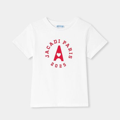 Girl cotton t-shirt - white