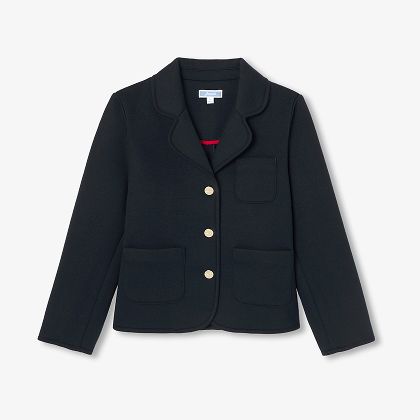Fitted girl jacket - navy