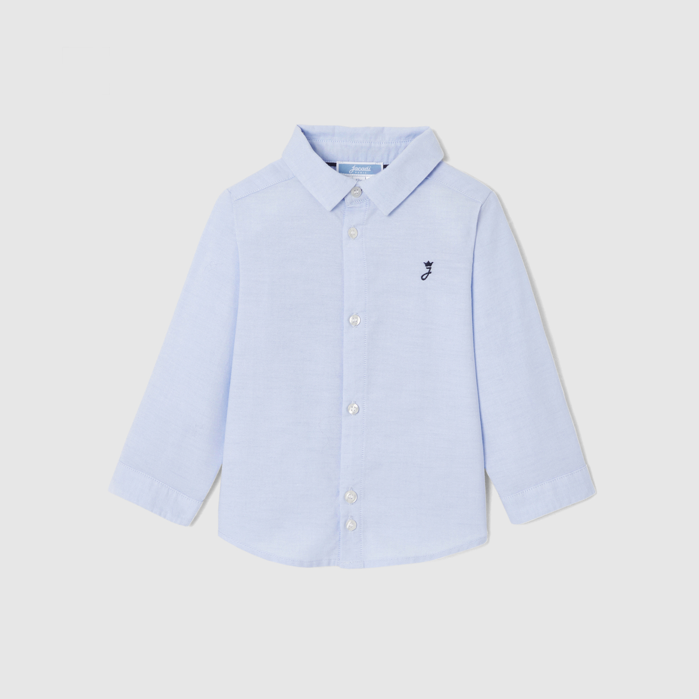 infant button up dress shirt Andy & Evan Infant Grey Chambray Button Down Shirt, Size 3/6