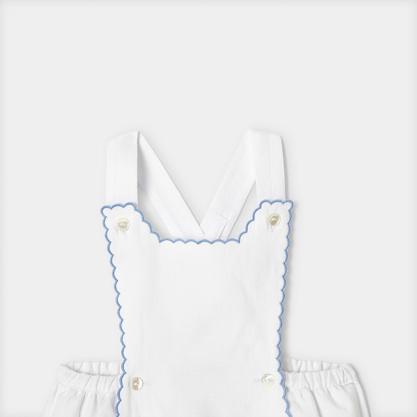My First Jacadi baby girl romper - White/blue | Jacadi Paris My First Jacadi baby girl romper - White/blue | Jacadi Paris