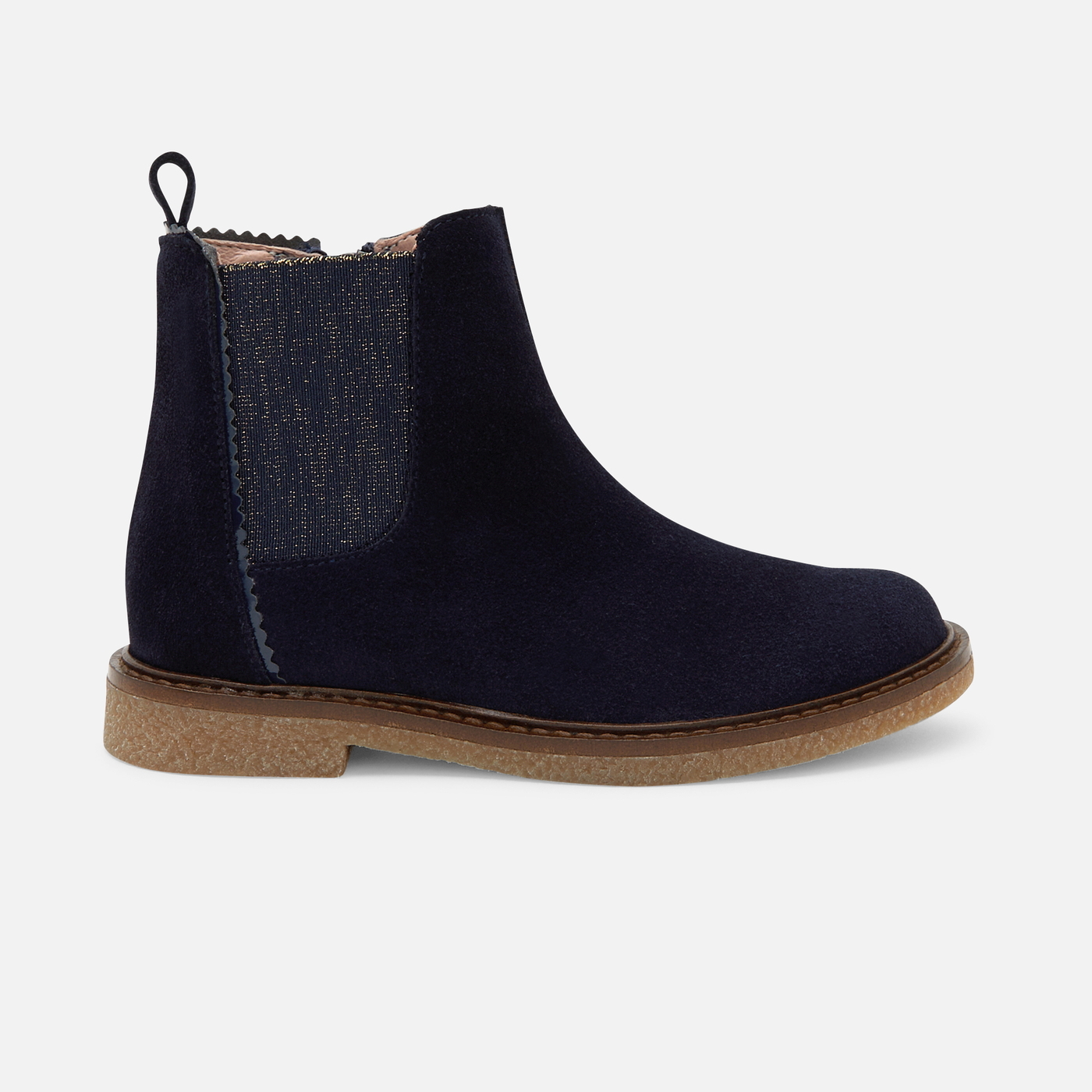 Girl Chelsea boots Jacadi navy Jacadi Paris
