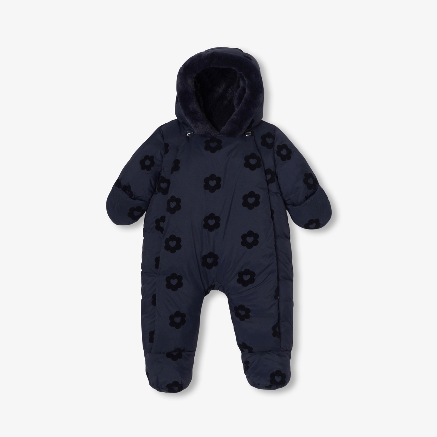 Baby girl snowsuit Jacadi navy Jacadi Paris - Main Image