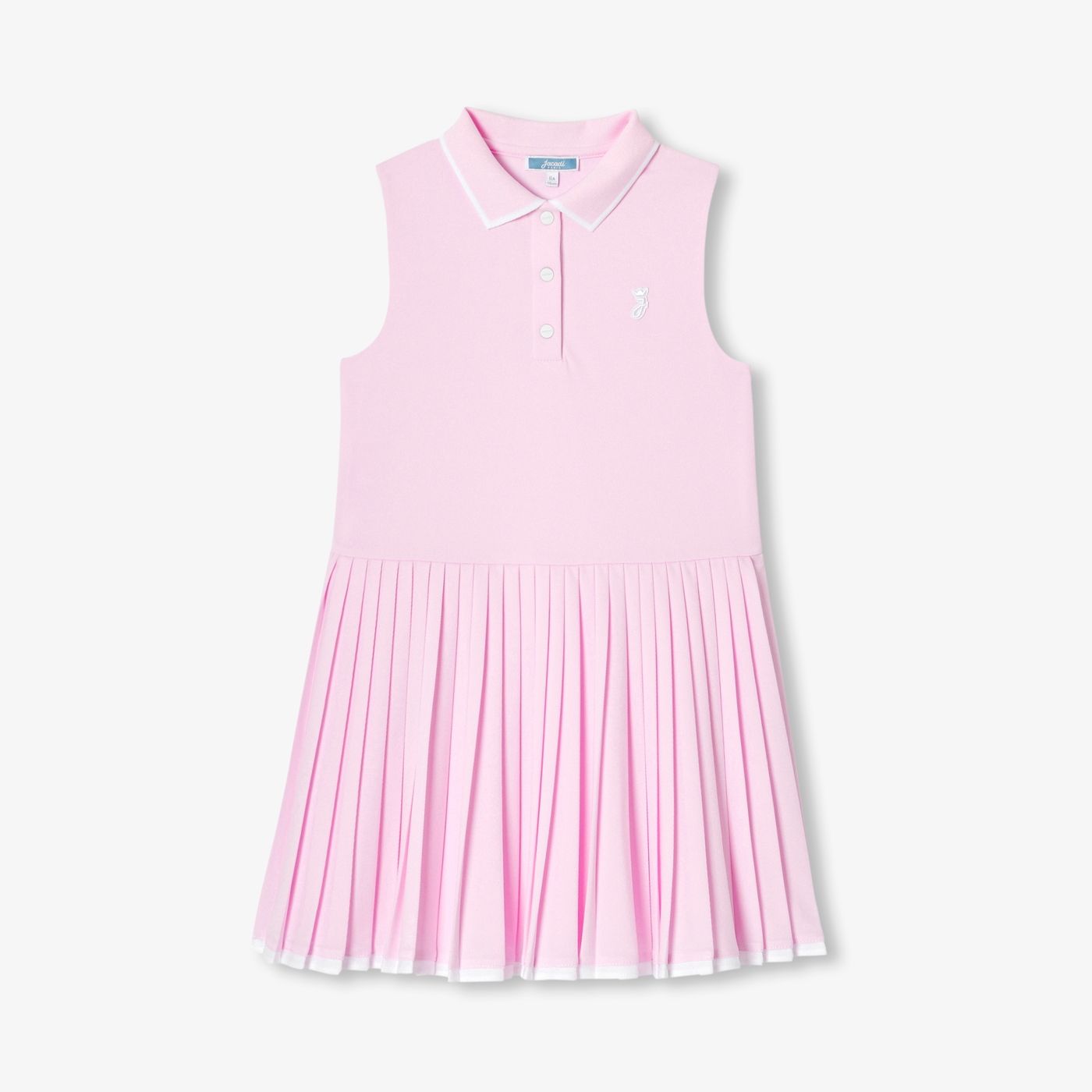 jacadi pink dress Girl tennis-style dress