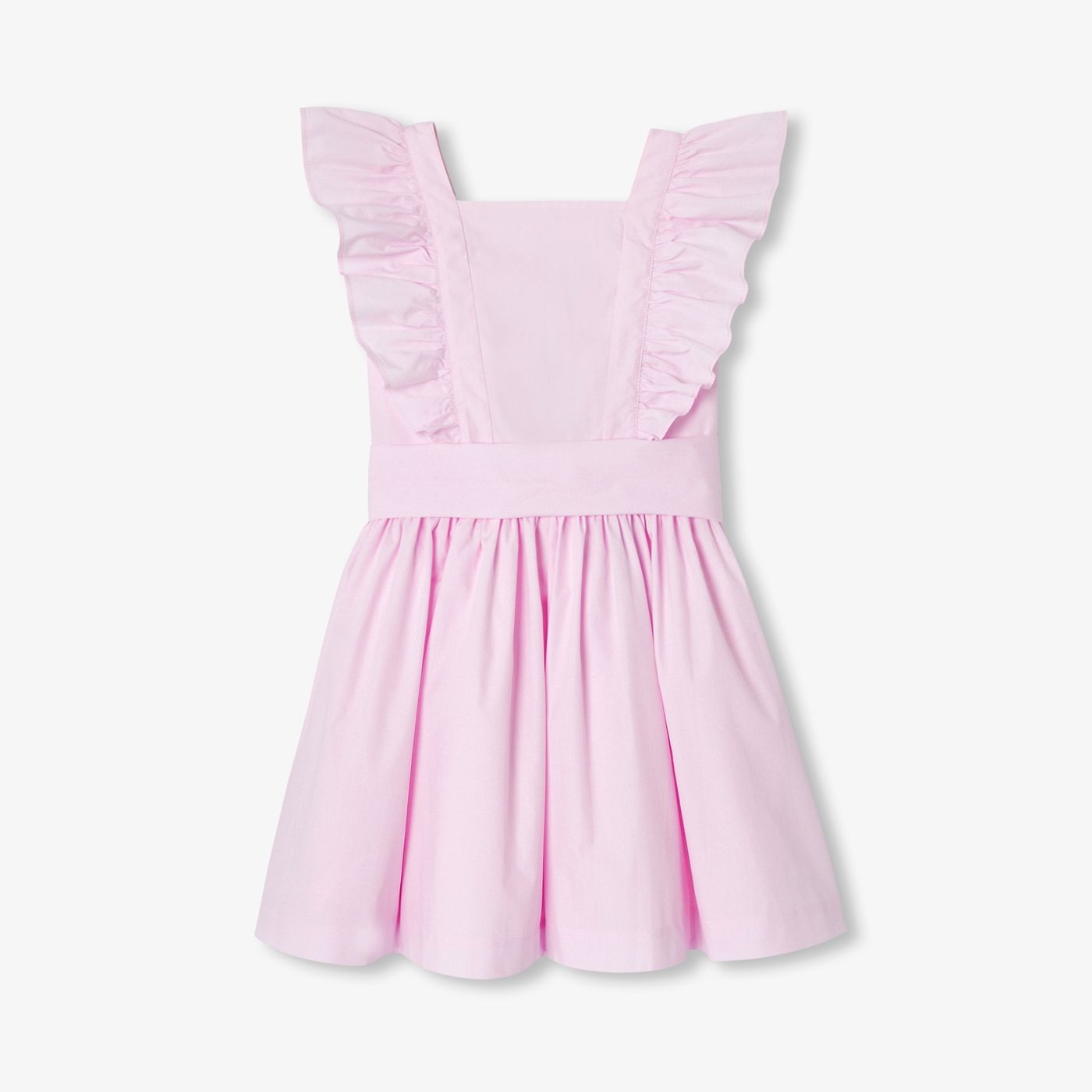 Jacadi - Girl poplin halter dress - Jacadi Pink - Size: 10Y Jacadi - Girl poplin halter dress - Jacadi Pink - Size: 10Y