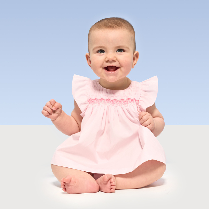 newborn designer dresses Penelope Lace Dress at Baby Beau & Belle