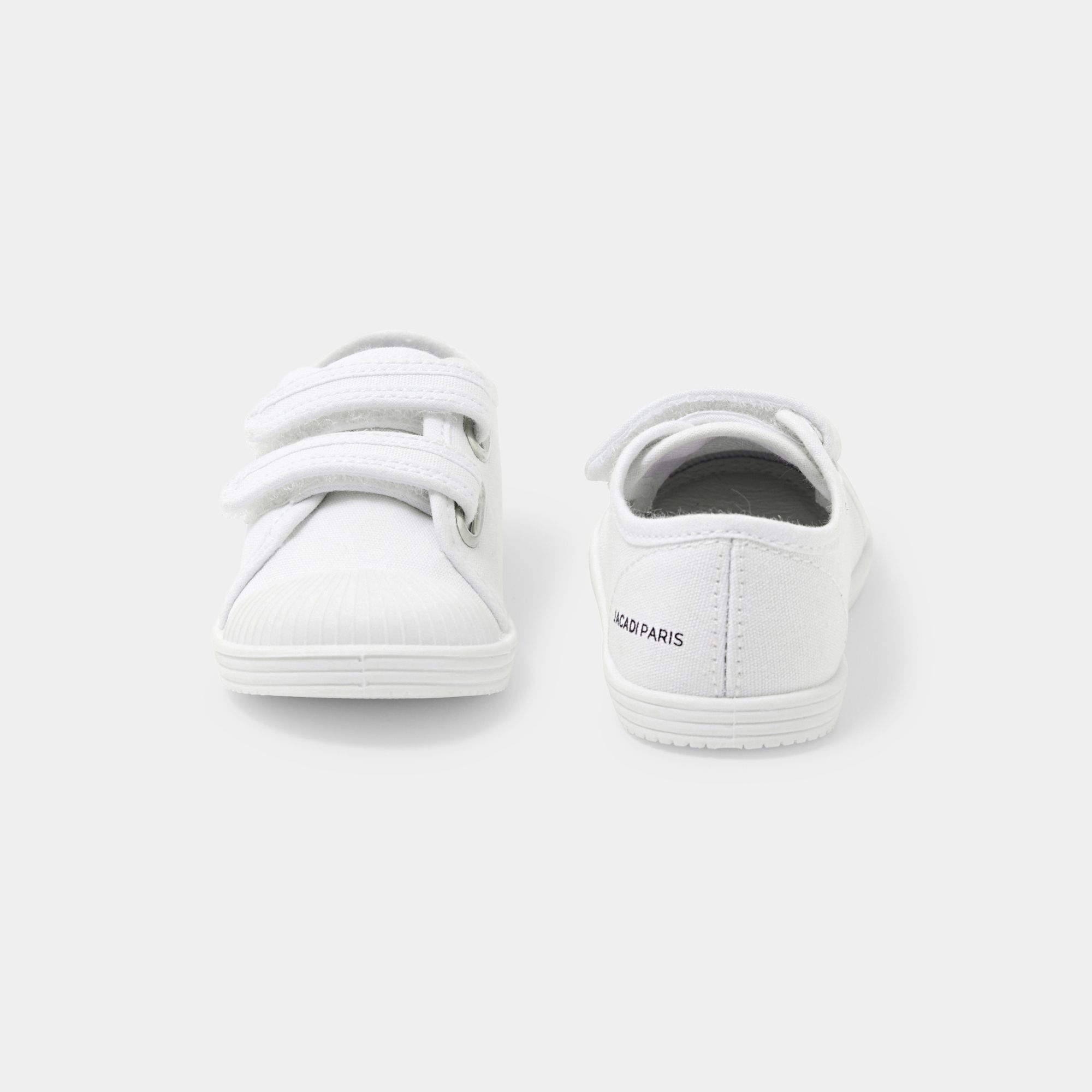 Jacadic Baby canvas trainers - Jacadi white | Jacadi Paris