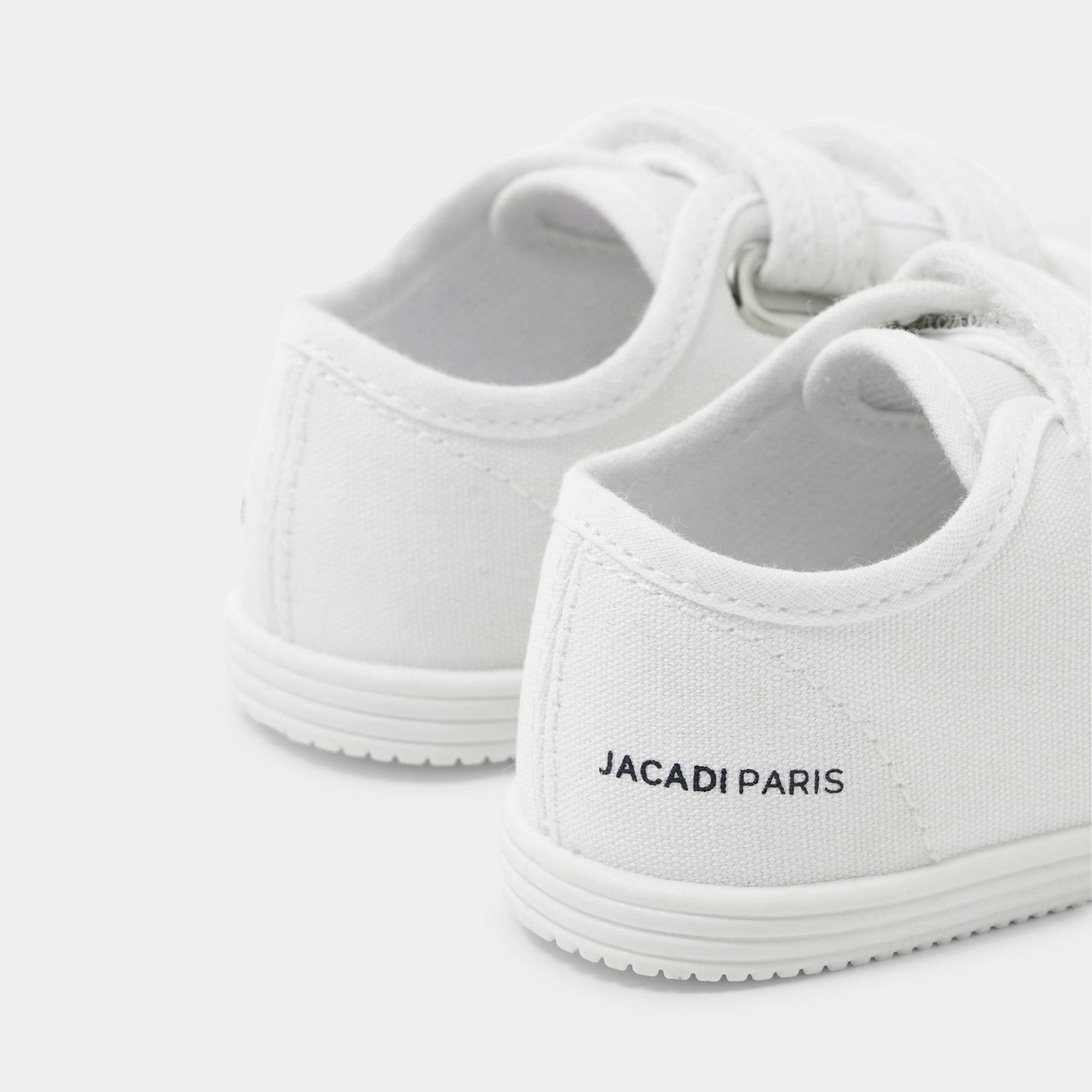 Jacadic Baby canvas trainers - Jacadi white | Jacadi Paris
